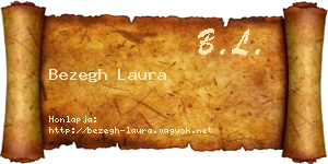 Bezegh Laura névjegykártya